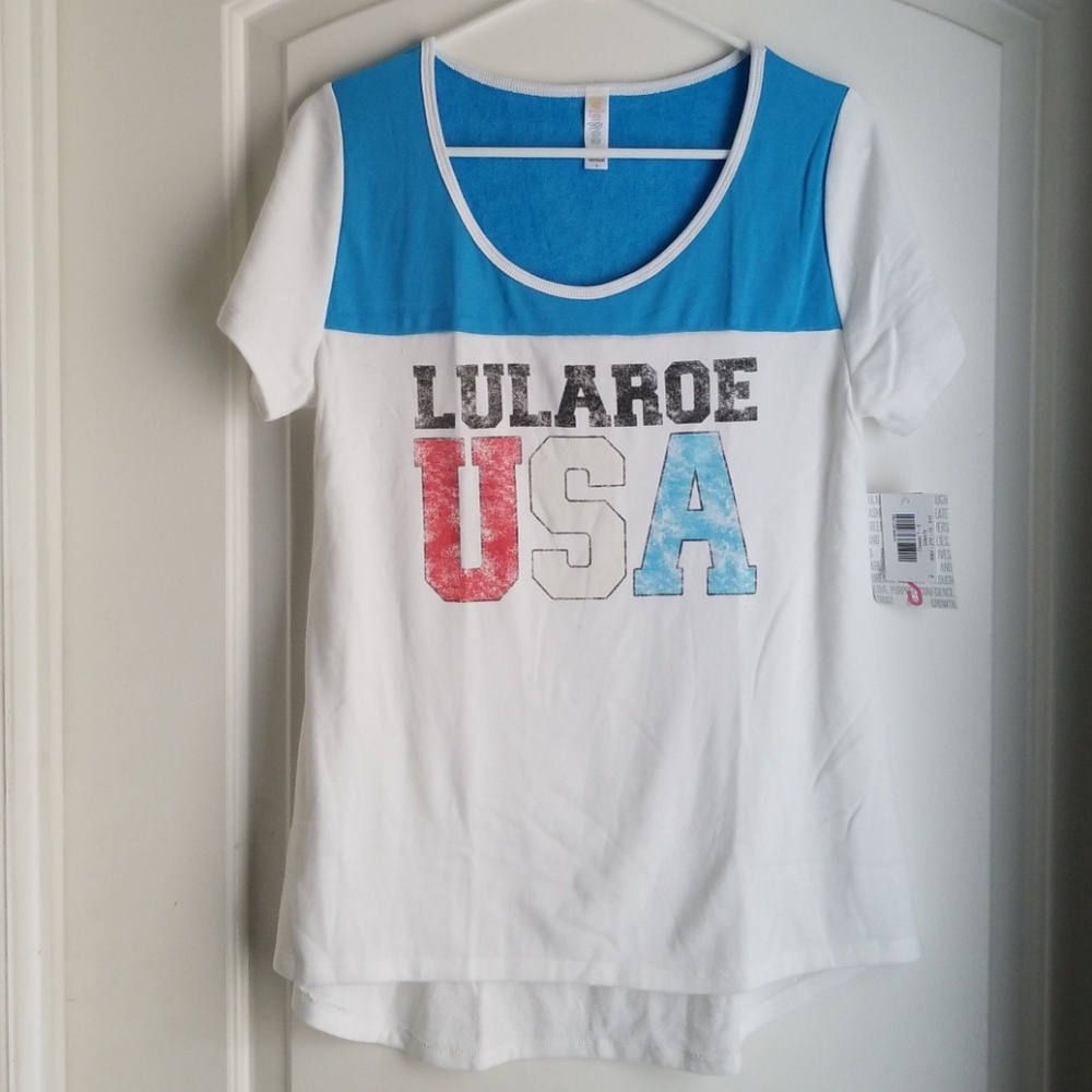 NWT LulaRoe American Dreams Classic T